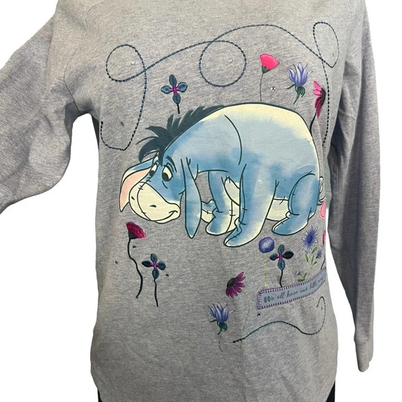 Disney Store Eeyore Pajama Top PJS Top - Picture 4 of 9